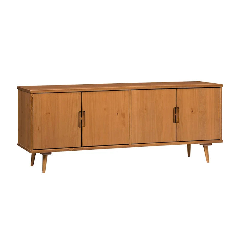 Mid-Century Modern Solid Wood TV Console by Middlebrook 6