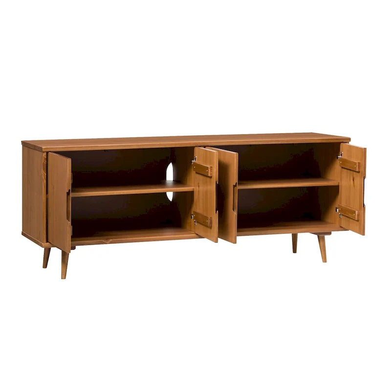 Mid-Century Modern Solid Wood TV Console by Middlebrook 7