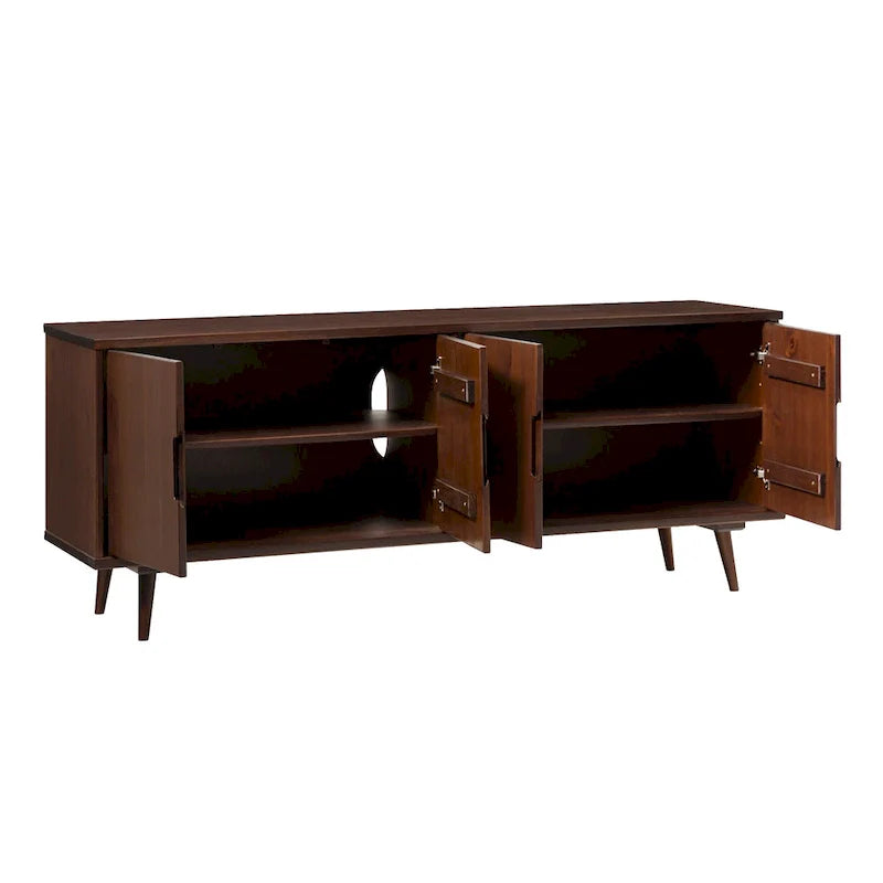 Mid-Century Modern Solid Wood TV Console by Middlebrook 16