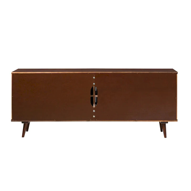 Mid-Century Modern Solid Wood TV Console by Middlebrook 17