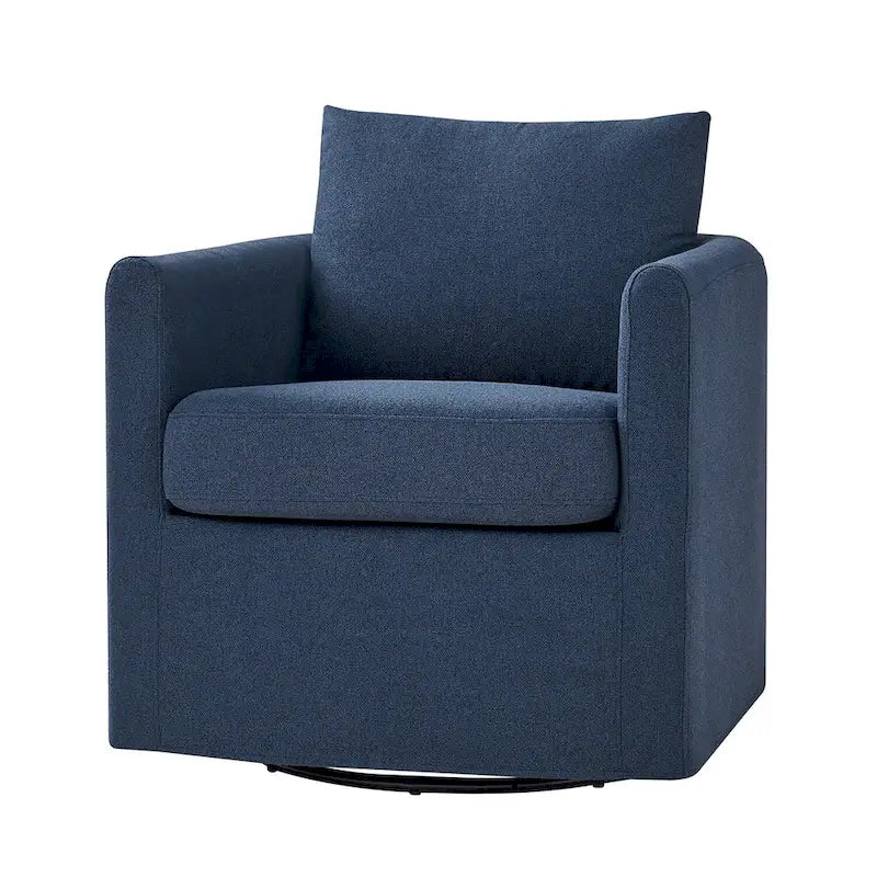 Erkenbald Contemporary 360-Degree Swivel Chair with Removable Slipcover by HULALA HOME 16