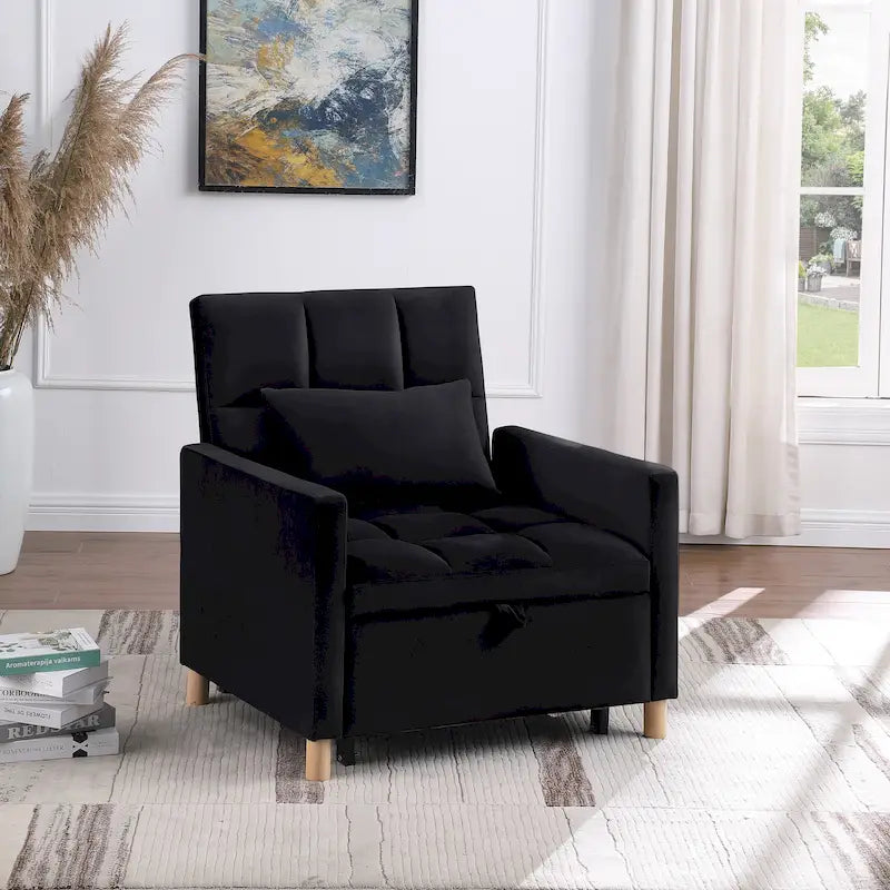 Versatile Sleeper Chair with Removable Pillow 40
