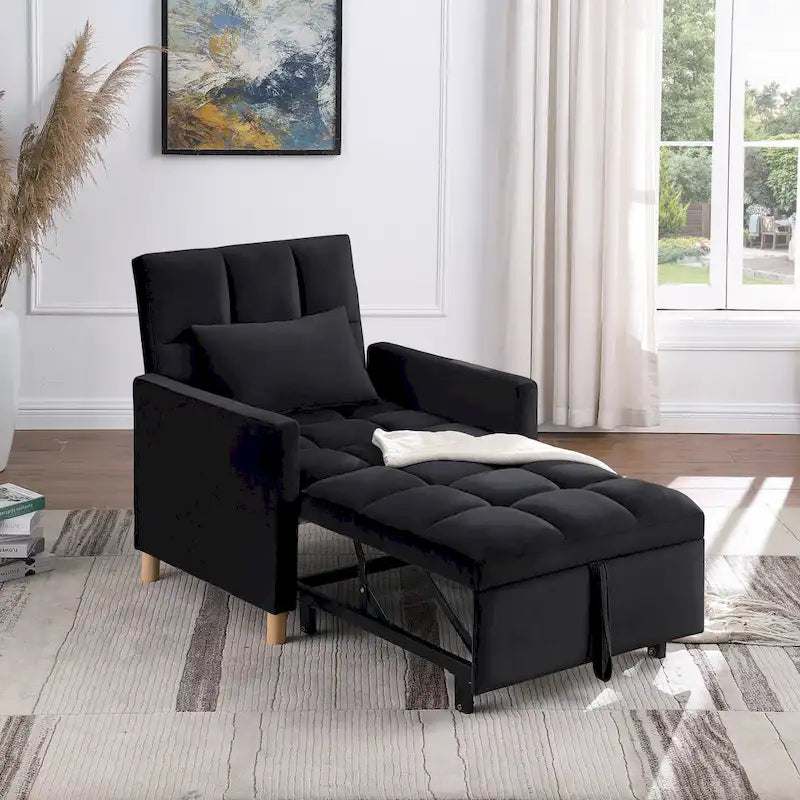 Versatile Sleeper Chair with Removable Pillow 1