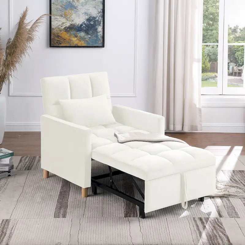 Versatile Sleeper Chair with Removable Pillow 2