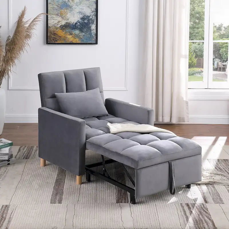 Versatile Sleeper Chair with Removable Pillow 3