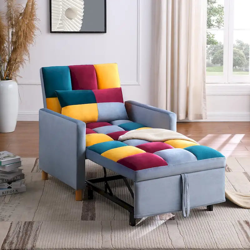 Versatile Sleeper Chair with Removable Pillow 4