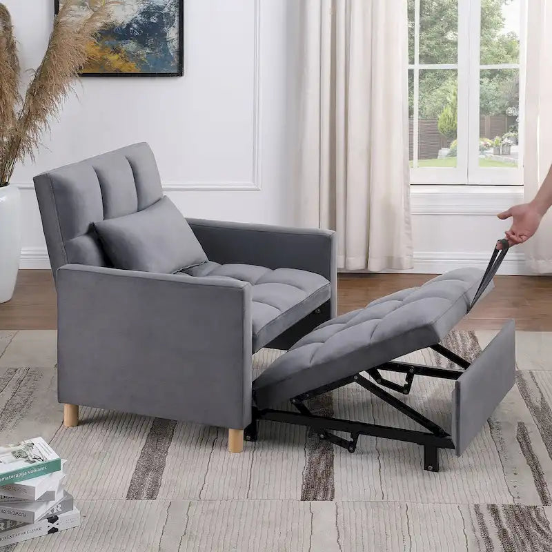 Versatile Sleeper Chair with Removable Pillow 7
