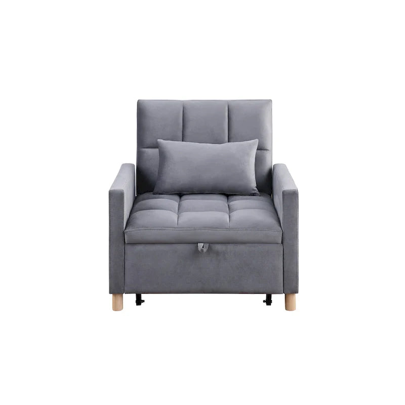 Versatile Sleeper Chair with Removable Pillow 11