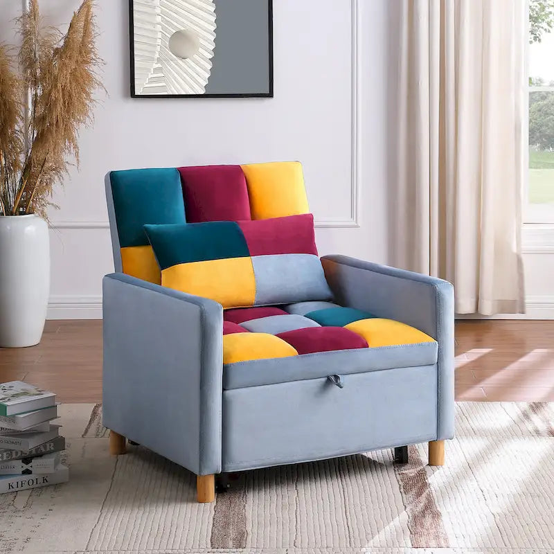 Versatile Sleeper Chair with Removable Pillow 21