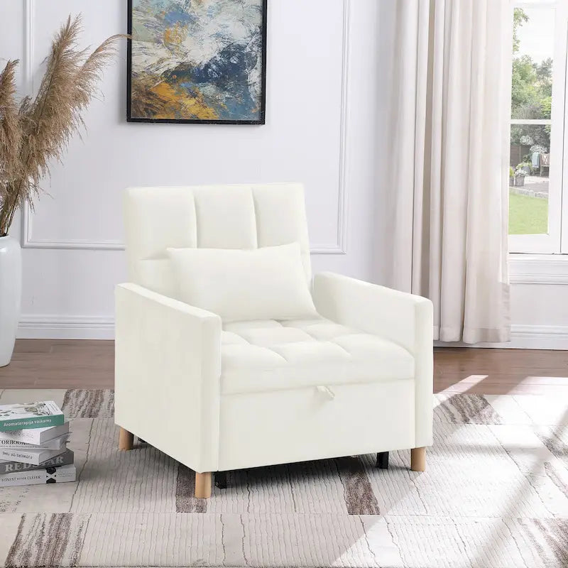 Versatile Sleeper Chair with Removable Pillow 29