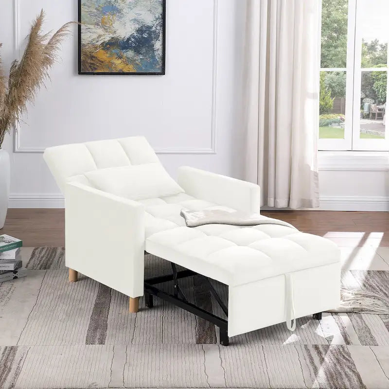 Versatile Sleeper Chair with Removable Pillow 30