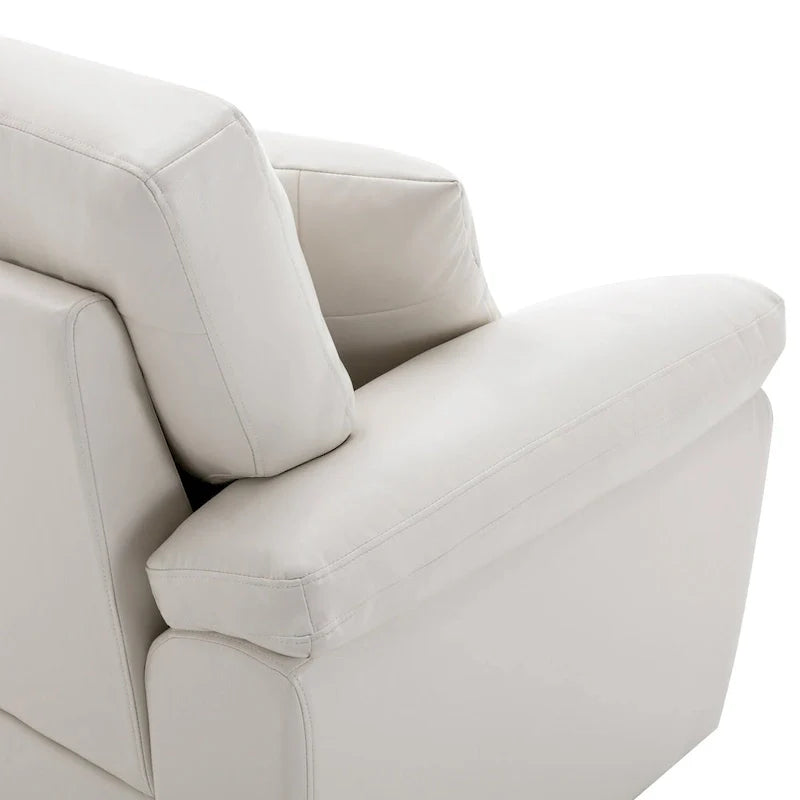 Modern Fort Faux Leather Accent Chairs for Living Room Upholstery 28