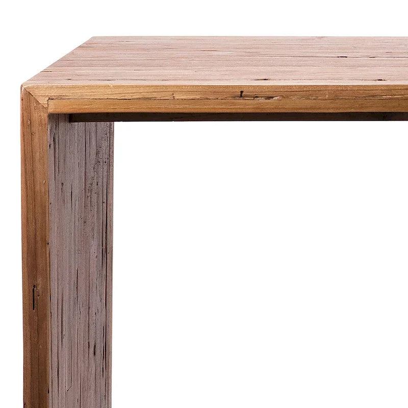 Camila 78-Inch Rectangular Dining Table Crafted from Reclaimed Teak with Waterfall Design 5