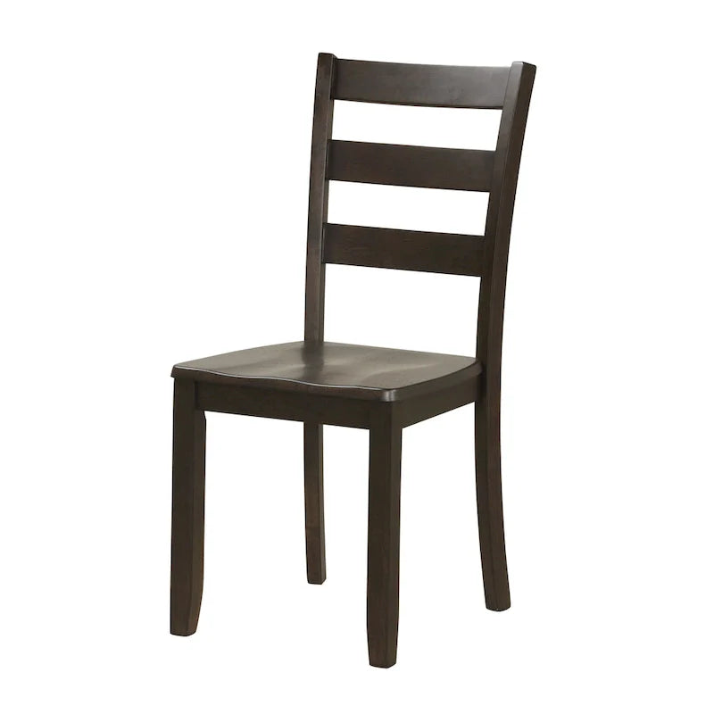 Denhour DH Basic Traditional Solid Wood 5-Piece Dining Set 11