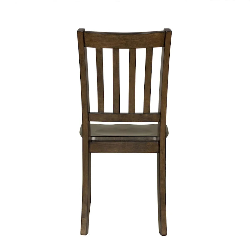 Denhour DH Basic Traditional Solid Wood 5-Piece Dining Set 25