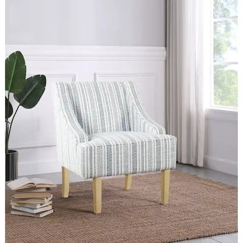 HomePop Classic Swoop Arm Accent Chair" can be rewritten as "HomePop Elegant Swoop Arm Accent Chair. 38
