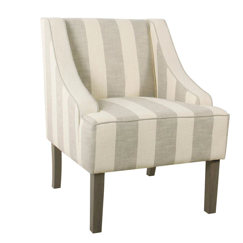 HomePop Classic Swoop Arm Accent Chair" can be rewritten as "HomePop Elegant Swoop Arm Accent Chair. 2