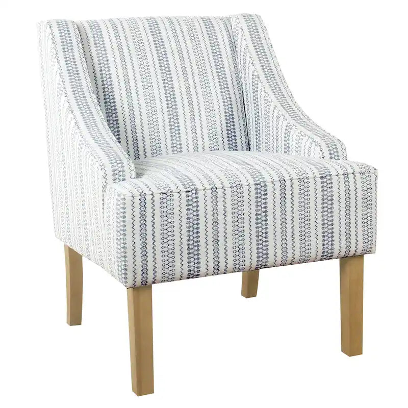 HomePop Classic Swoop Arm Accent Chair" can be rewritten as "HomePop Elegant Swoop Arm Accent Chair. 9