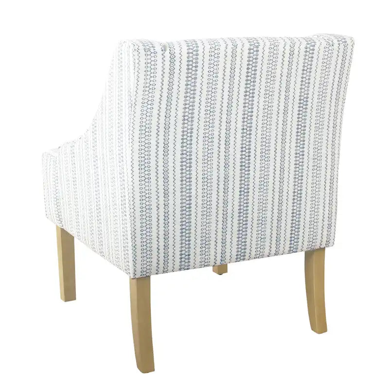 HomePop Classic Swoop Arm Accent Chair" can be rewritten as "HomePop Elegant Swoop Arm Accent Chair. 11
