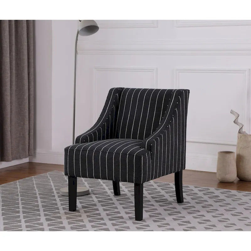 HomePop Classic Swoop Arm Accent Chair" can be rewritten as "HomePop Elegant Swoop Arm Accent Chair. 16