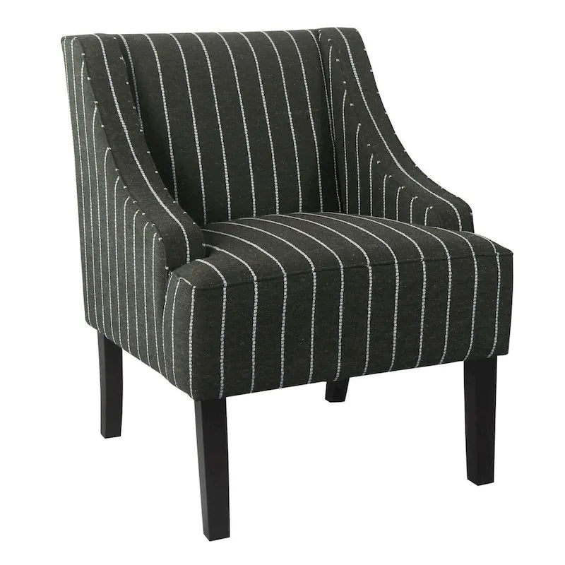 HomePop Classic Swoop Arm Accent Chair" can be rewritten as "HomePop Elegant Swoop Arm Accent Chair. 17