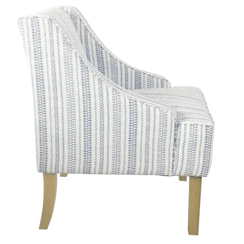 HomePop Classic Swoop Arm Accent Chair" can be rewritten as "HomePop Elegant Swoop Arm Accent Chair. 21
