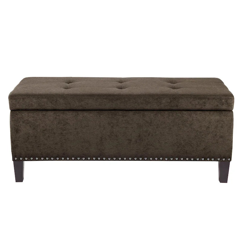 Madison Park Shandra II Tufted Soft Close Storage Bench 13