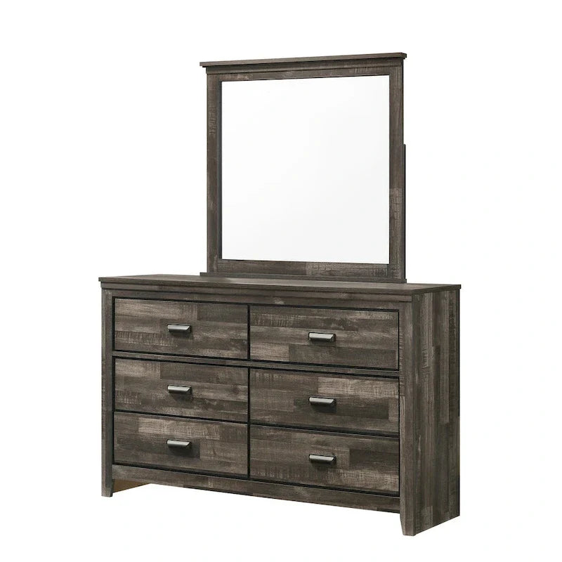 Edyth 3-Piece Brown Platform Bedroom Collection 2