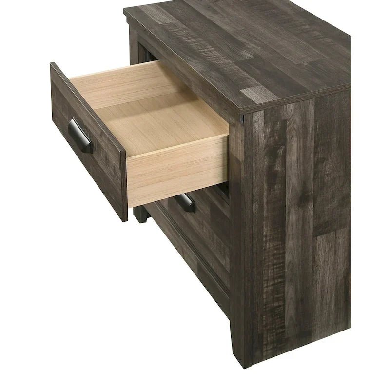 Edyth 3-Piece Brown Platform Bedroom Collection 5