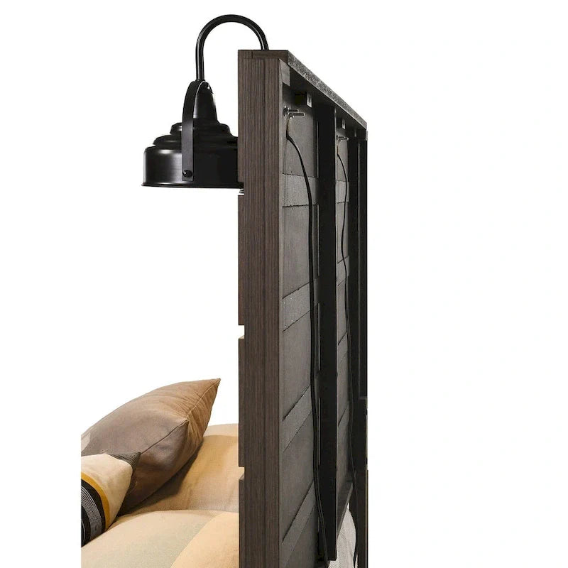 Edyth 3-Piece Brown Platform Bedroom Collection 10