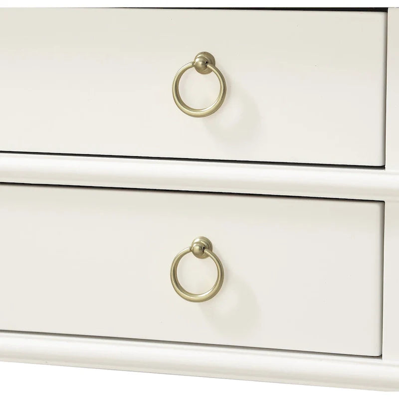 Greyson Living Collette Nightstand with 2-Drawer Tray Top 3