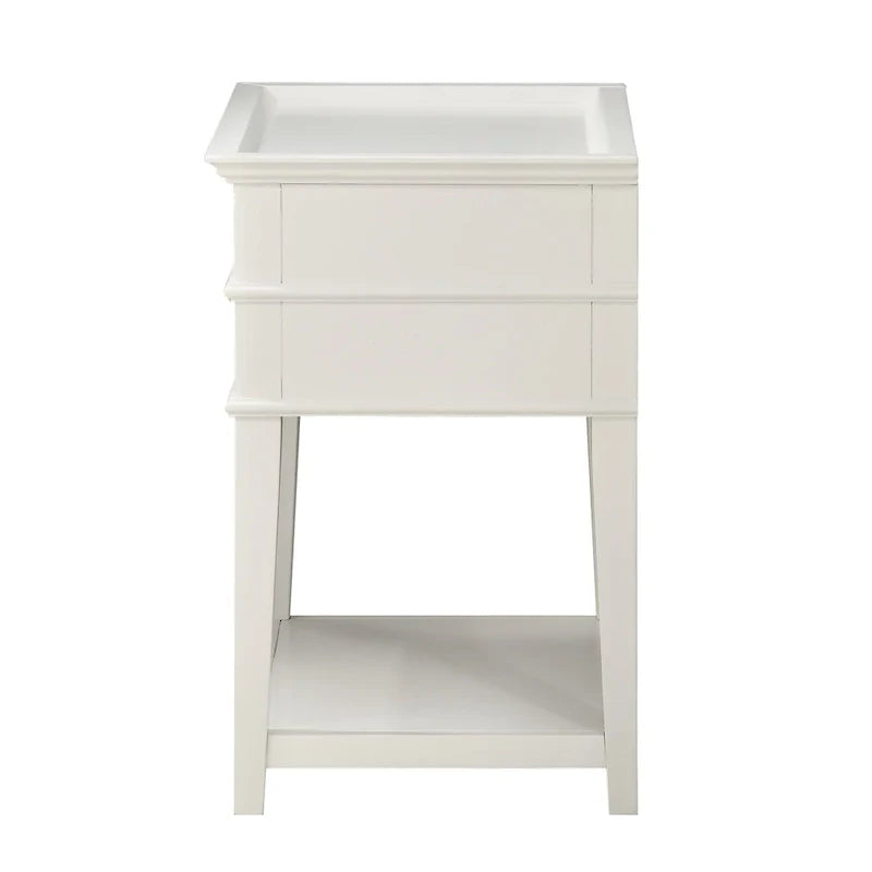 Greyson Living Collette Nightstand with 2-Drawer Tray Top 4