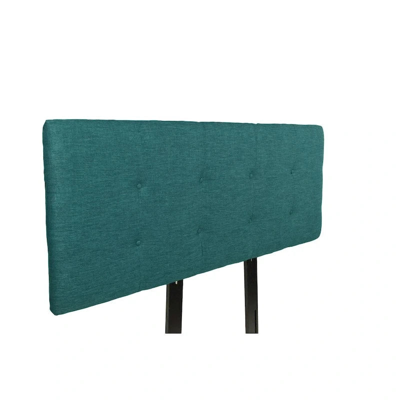MJL Furniture Ali Key Largo Teal Upholstered Headboard with Button Tufting 3