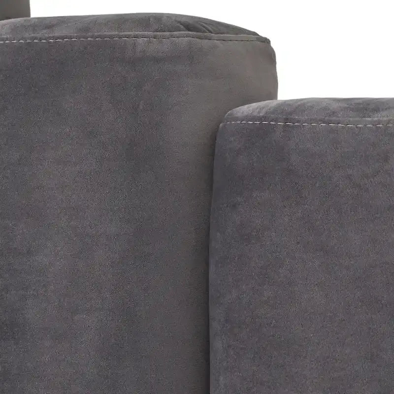 Lifestorey Modern Queen Platform Bed with Stark Velvet Upholstery 4