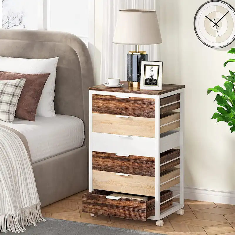 Wooden Storage Cabinet Organizer with 5 and 7 Drawer Options 11