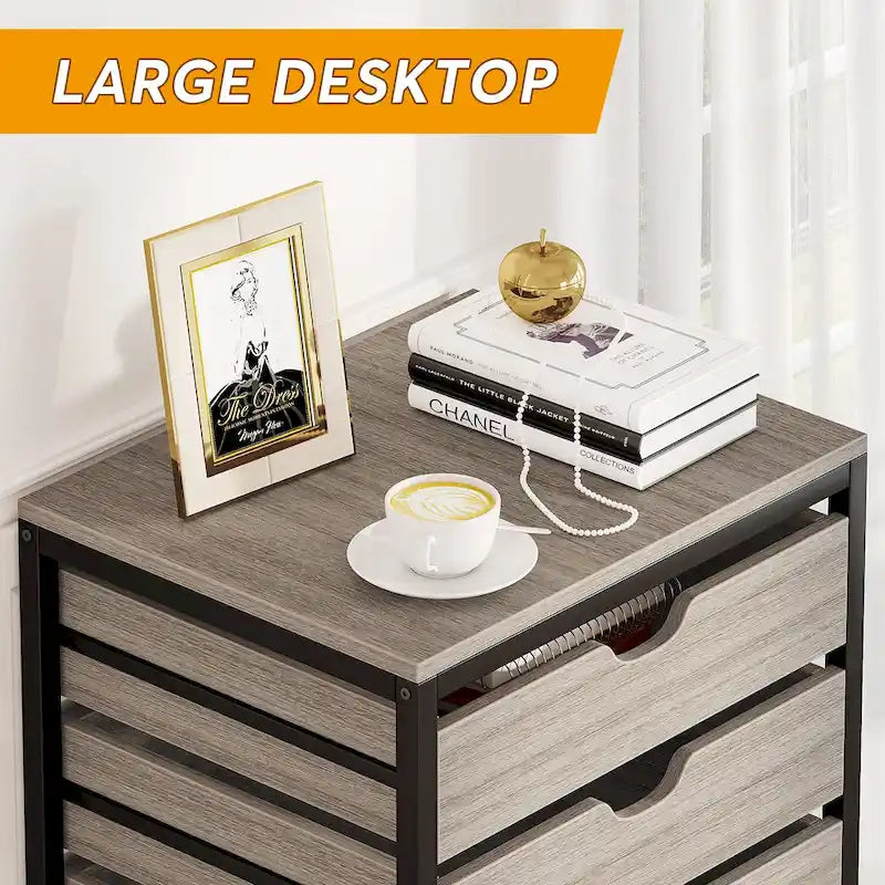 Wooden Storage Cabinet Organizer with 5 and 7 Drawer Options 27