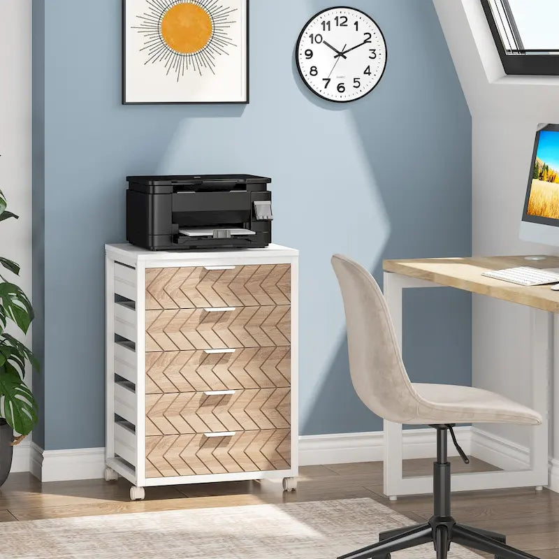 Wooden Storage Cabinet Organizer with 5 and 7 Drawer Options 31