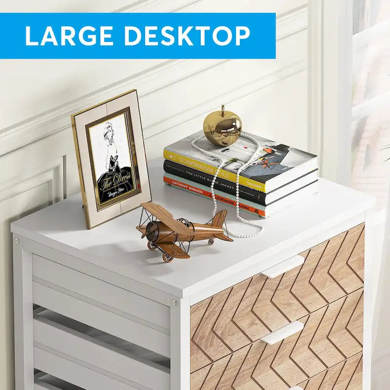 Wooden Storage Cabinet Organizer with 5 and 7 Drawer Options 34