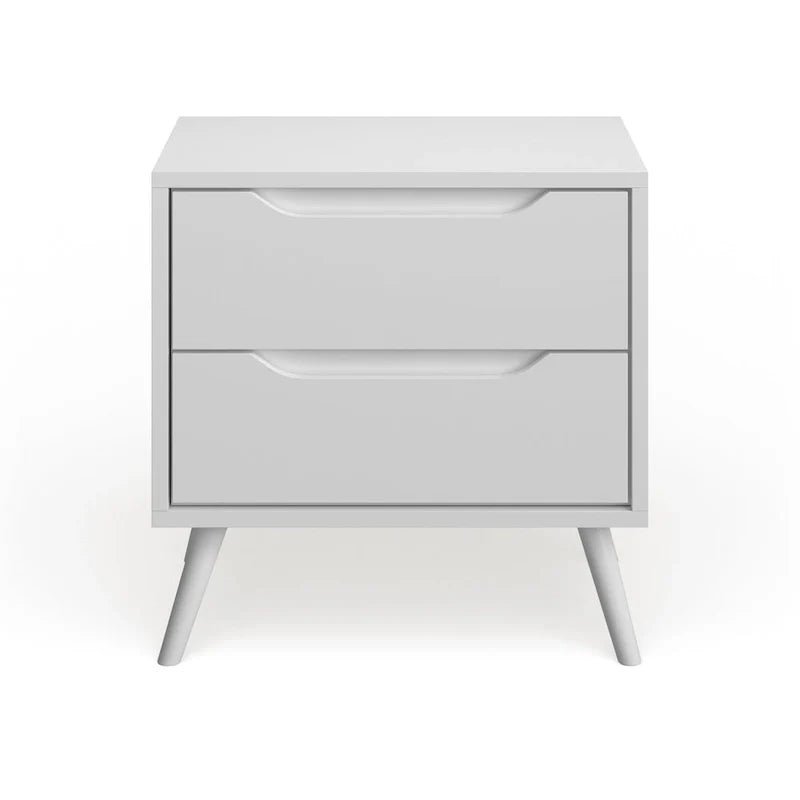 Carson Carrington Bodo Mid-Century Modern 2-Drawer Wooden Nightstand 7