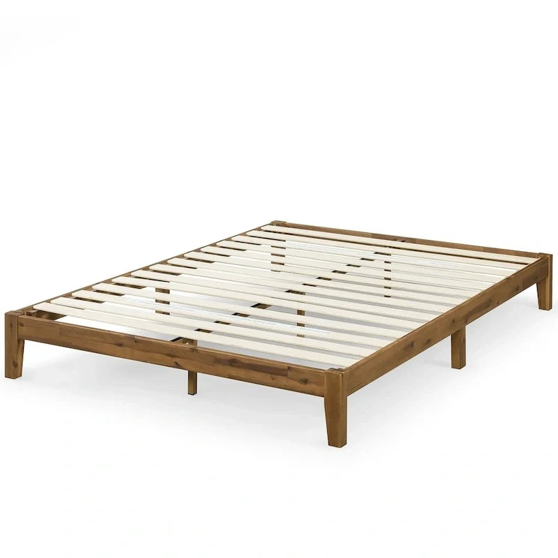 Carson Carrington Hjalta 10-Inch Mid-Century Wooden Platform Bed 1