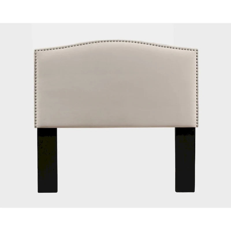 Newport Upholstered Headboard Featuring Nailhead Accents 3
