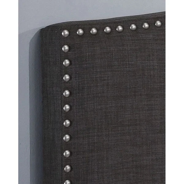 Newport Upholstered Headboard Featuring Nailhead Accents 5
