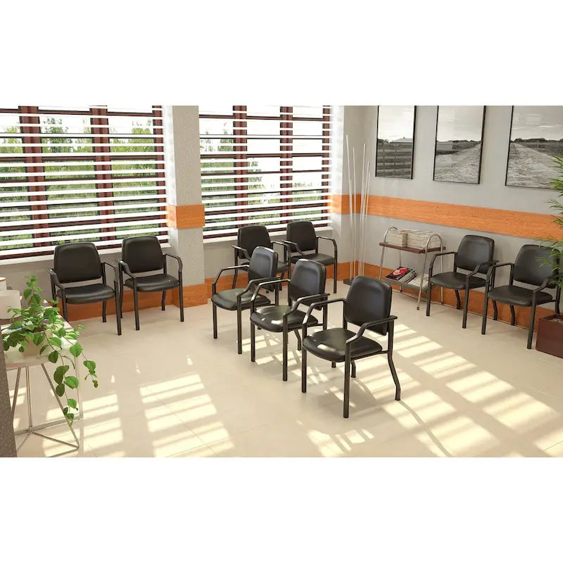 Boss Office Products Antimicrobial Guest Chair for Big and Tall Individuals 19