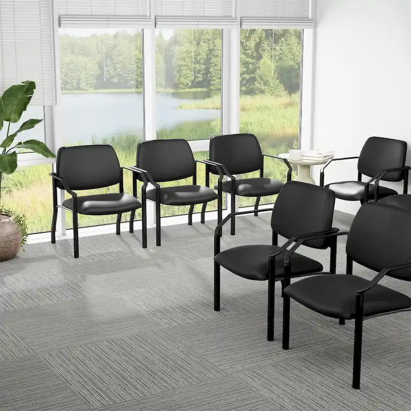 Boss Office Products Antimicrobial Guest Chair for Big and Tall Individuals 24