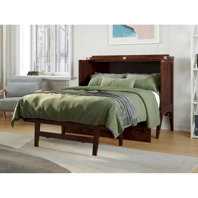 Walnut Northampton Murphy Bed Desk 4