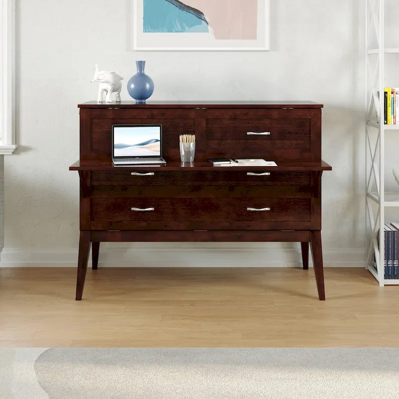 Walnut Northampton Murphy Bed Desk 5