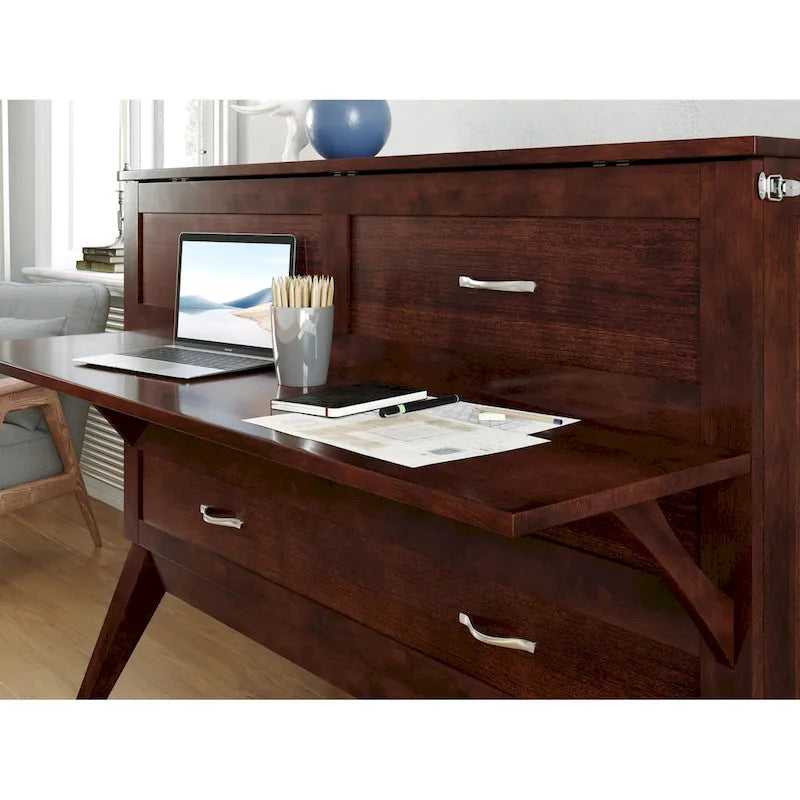 Walnut Northampton Murphy Bed Desk 7