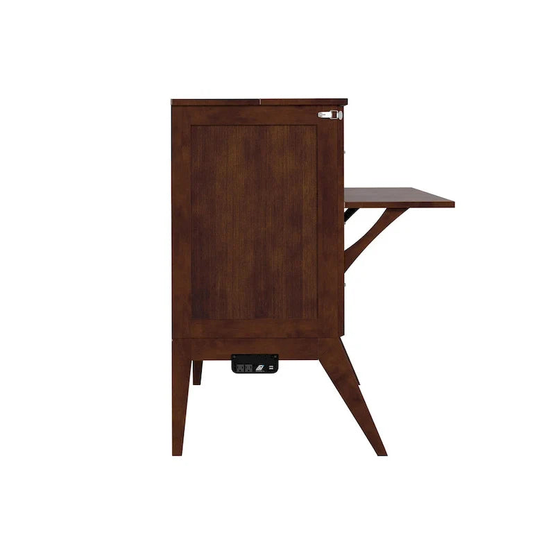 Walnut Northampton Murphy Bed Desk 10