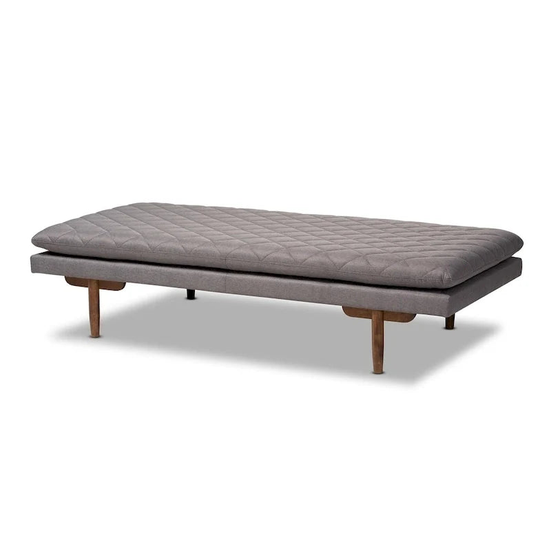 Marit Upholstered Wood Daybed in Mid-Century Modern Style 8