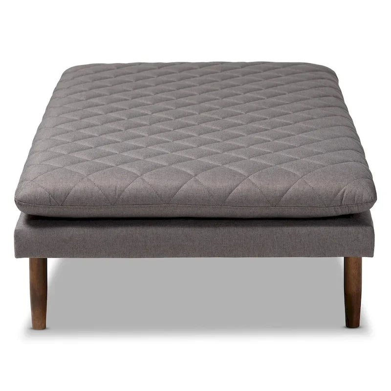 Marit Upholstered Wood Daybed in Mid-Century Modern Style 10